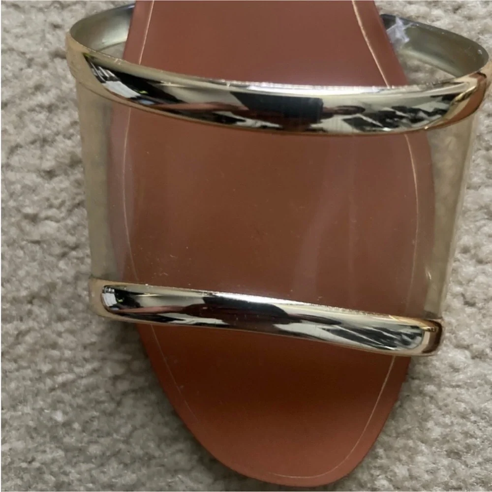 Zara Transparent Flat Sandals - Picture 3 of 5